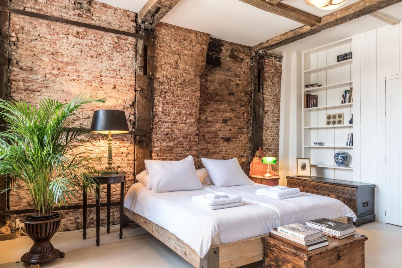 Classy Room 17Th C Canalhouse Amsterdam Bagian luar foto