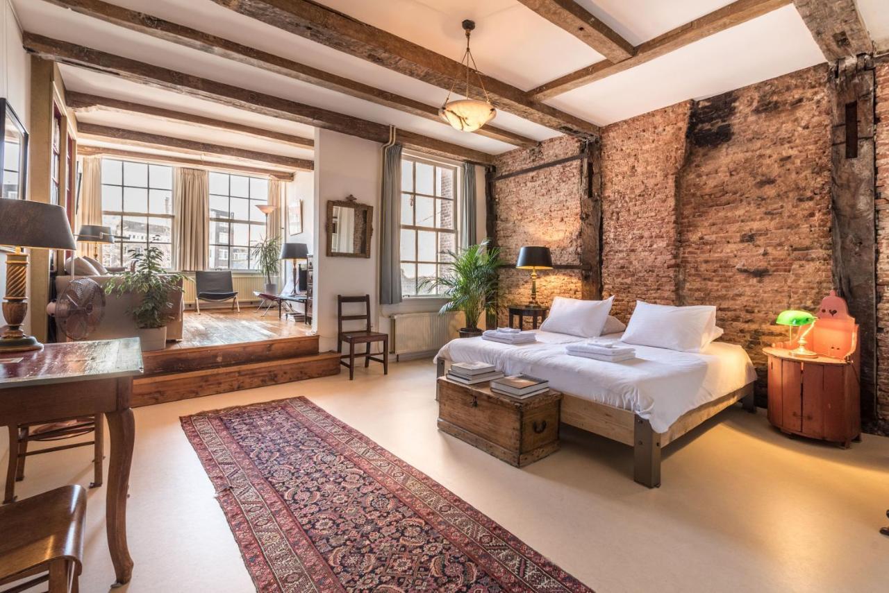 Classy Room 17Th C Canalhouse Amsterdam Bagian luar foto